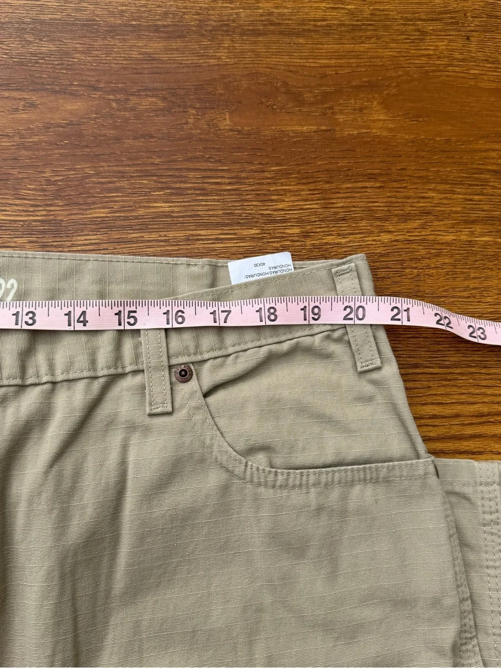 Dickies Carpenter Pants 40x30 Men Khaki Relaxed Fit Ripstop Work Utility NWT